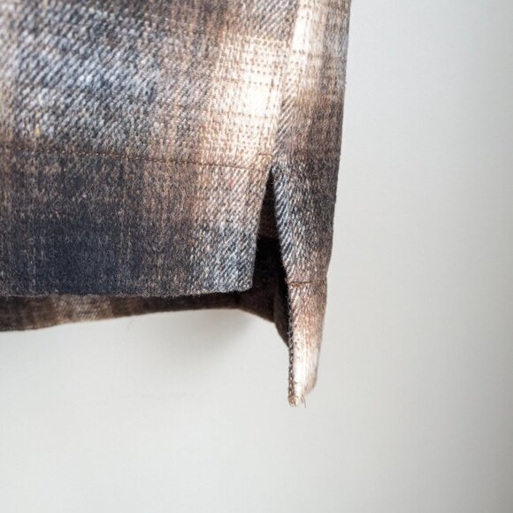 Melloday Plaid Shacket Vest - Picture 5 of 6